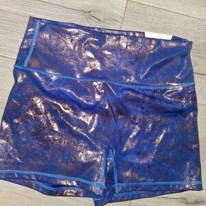 Shimmery Iridescent Women's Offline Biker Shorts New With Tags Aerie Shortie 4"